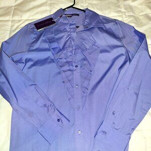 Ralph Lauren Purple Label Ruffle Blouse in Lavender (Luxury)